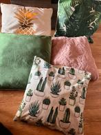 Sierkussentjes, Ophalen, Zo goed als nieuw, Wit, Vierkant