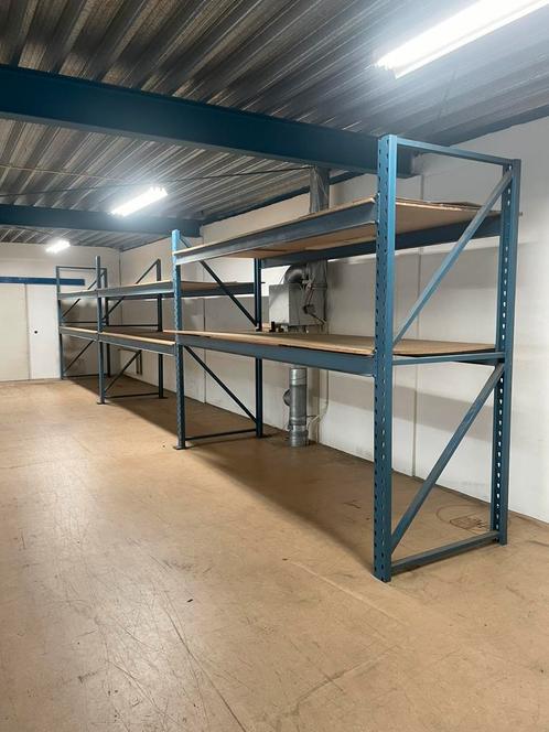 Pallet stelling met liggers en legborden, Zakelijke goederen, Kantoor en Winkelinrichting | Magazijn, Stelling en Opslag, Ophalen of Verzenden
