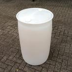 Mooie witte ton met niveau indicatie, 150 liter of meer, Ophalen of Verzenden, Zo goed als nieuw, Kunststof