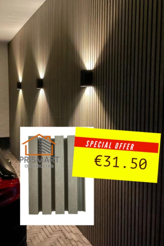 Planken, composiet planken voor gevelbekleding en schutting, Doe-het-zelf en Verbouw, Hout en Planken, Nieuw, Plank, Overige houtsoorten