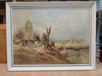 Olieverf schilderij op doek, Ophalen