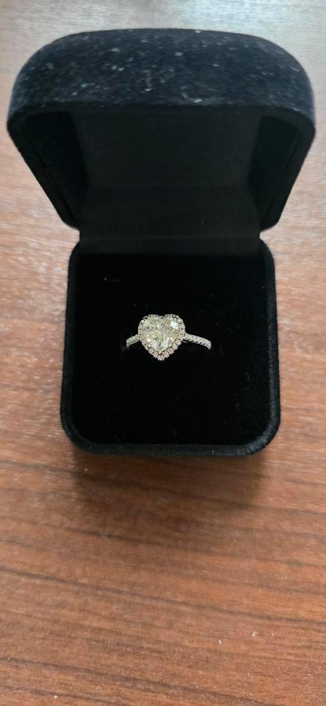 Mooie ring met certificaat - zie details! Ruil mogelijk, Sieraden, Tassen en Uiterlijk, Ringen, Nieuw, Dame, 17 tot 18, Zilver