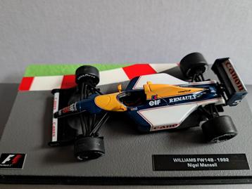Williams FW14B, Nigel Mansell, 1992, Red Five, 1:43  beschikbaar voor biedingen