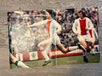 Poster Johan Cruijff 51 bij 32 cm, Ophalen of Verzenden, Gebruikt, Ajax, Poster, Plaatje of Sticker