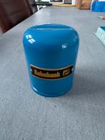 Blauwe Rabobank spaarpot, Verzamelen, Ophalen, Gebruikt, Metaal of Blik, Overige thema's