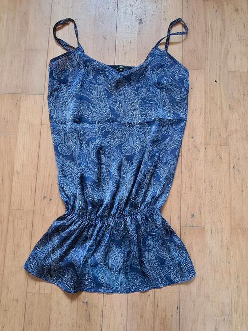 Elisabetta Franchi Celyn b. tuniek of nachthemd - maat 38, Kleding | Dames, Tops, Zo goed als nieuw, Maat 38/40 (M), Blauw, Zonder mouw