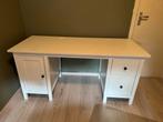 Witte Bureau met Opbergruimte, Ophalen, Zo goed als nieuw, Bureau
