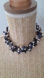 Zoetwaterparel ketting 4 stuks., Sieraden, Tassen en Uiterlijk, Kettingen, Ophalen of Verzenden, Gebruikt, Blauw, Steen of Mineraal