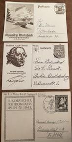 3 Duitse kaarten 1936,39,42., Verzamelen, Ansichtkaarten | Buitenland, Gelopen, Duitsland, Ophalen of Verzenden, 1920 tot 1940