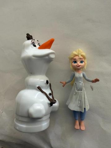 Disney Frozen Elsa 5,5 cm en Olaf 6,5 cm beschikbaar voor biedingen