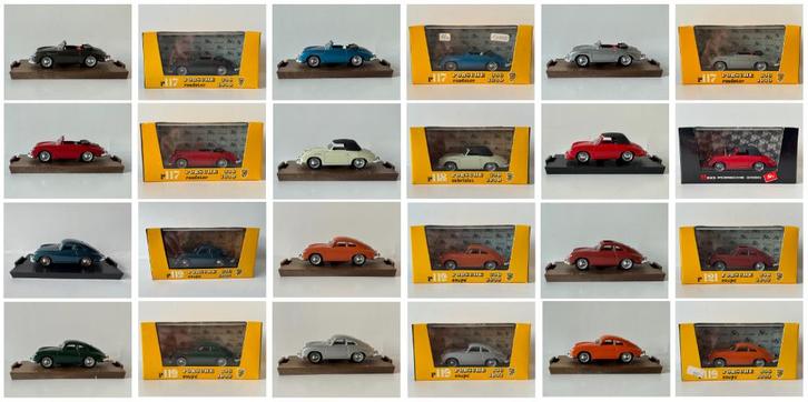 Brumm: Modelauto’s Porsche 356, Hobby en Vrije tijd, Modelauto's | 1:43, Zo goed als nieuw, Auto, Overige merken, Ophalen of Verzenden