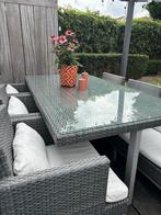 AppleBee Wicker Tuinset 6 persoons (+1 extra stoel), Tuin en Terras, Ophalen, Gebruikt, Wicker