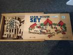 Houten boerderij set, Kinderen en Baby's, Speelgoed | Houten speelgoed, Ophalen of Verzenden, Gebruikt
