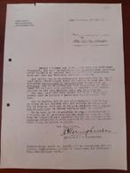 Originele bedelbrief voor de nationale collecte reclassering, Verzenden, Gelezen, Folder