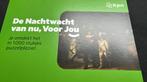 Nachtwacht Puzzel - 1000 stukjes, Ophalen of Verzenden, 500 t/m 1500 stukjes, Zo goed als nieuw, Legpuzzel