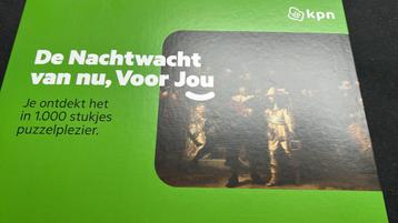 Nachtwacht Puzzel - 1000 stukjes beschikbaar voor biedingen