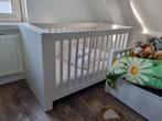 Kidsmill Alaska babybedje 60x120 - Hoogglans wit, Ophalen, Gebruikt, Ledikant