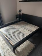Ikea Malm Bed Compleet, Gebruikt, Zwart, Tweepersoons, Ophalen of Verzenden