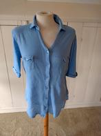 Question blouse shirt blauw L stretch, Kleding | Dames, Blauw, Maat 42/44 (L), Ophalen of Verzenden, Gedragen