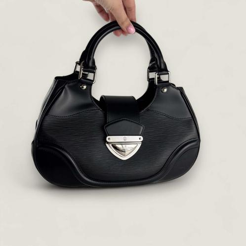 Louis Vuitton Epi sac Montaigne authentiek, Sieraden, Tassen en Uiterlijk, Tassen | Damestassen, Zo goed als nieuw, Handtas, Zwart