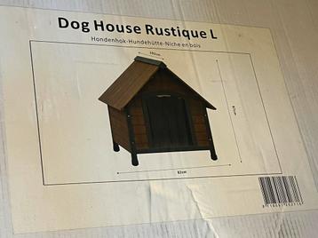 Honden hok Rustic L - magazijn opruiming ! Wegens verhuizing beschikbaar voor biedingen