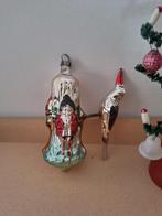 Oude kerstbal boomstam met vogel, Verzamelen, Poppenhuizen en Toebehoren, Ophalen of Verzenden, Gebruikt, Poppenhuis