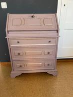 Dressoir in oudroze geschilderd met goud, Huis en Inrichting, Kasten | Dressoirs, Ophalen, Zo goed als nieuw, 25 tot 50 cm, 50 tot 100 cm