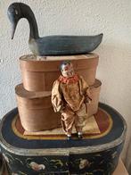 Antieke clown, Verzamelen, Poppen, Ophalen of Verzenden, Gebruikt, Pop