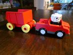Lego duplo auto met aanhanger, Ophalen of Verzenden, Gebruikt, Complete set, Duplo