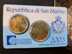 2003	San Marino 20 en 50 cent in Coincard	BU, Ophalen of Verzenden, San Marino