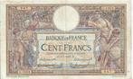 Frankrijk, 100 Francs, 1915, Postzegels en Munten, Bankbiljetten | Europa | Niet-Eurobiljetten, Ophalen of Verzenden, België