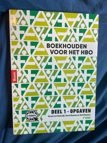 Boekhouden voor het hbo deel 1. Opgavenboek beschikbaar voor biedingen