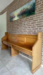 Robuuste antieke bewerkte kerkbank/bidbank in perfecte staat, Antiek en Kunst, Ophalen