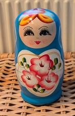 5-delige Matroesjka Baboesjka poppetje blauw, Verzamelen, Poppetjes en Figuurtjes, Ophalen of Verzenden, Zo goed als nieuw