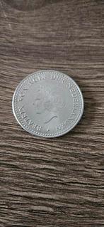 Zilveren 50 gulden 1980 Beatrix Nederlandse Antillen, Ophalen of Verzenden, Noord-Amerika, Losse munt, Zilver