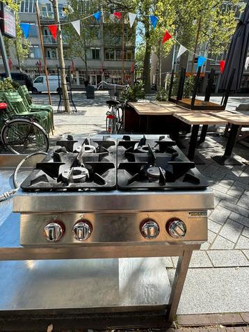 Horeca gasfornuis 4 brander Angelo Po  beschikbaar voor biedingen