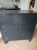 Metalen kastje - zwart - 75x40x80 cm, Huis en Inrichting, Ophalen