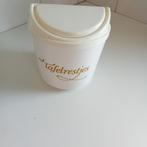 Vintage Tafelrestjes Afvalbakje, Kunststof, Gebruikt, Ophalen of Verzenden, Minder dan 10 liter