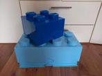 2 duplo/lego opbergdozen. XL, Kinderen en Baby's, Speelgoed | Duplo en Lego, Ophalen of Verzenden, Zo goed als nieuw, Duplo