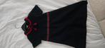 Authentic Gucci Girls Size 2TNavy Cotton Dress With Web Bow, Ophalen of Verzenden, Zo goed als nieuw, Meisje