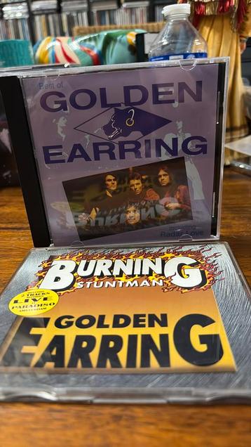 Golden Earring best of cd en Burning stuntman cd single beschikbaar voor biedingen