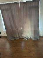 Gordijn - Grijs, Ophalen, Gebruikt, 200 cm of meer, 150 tot 200 cm