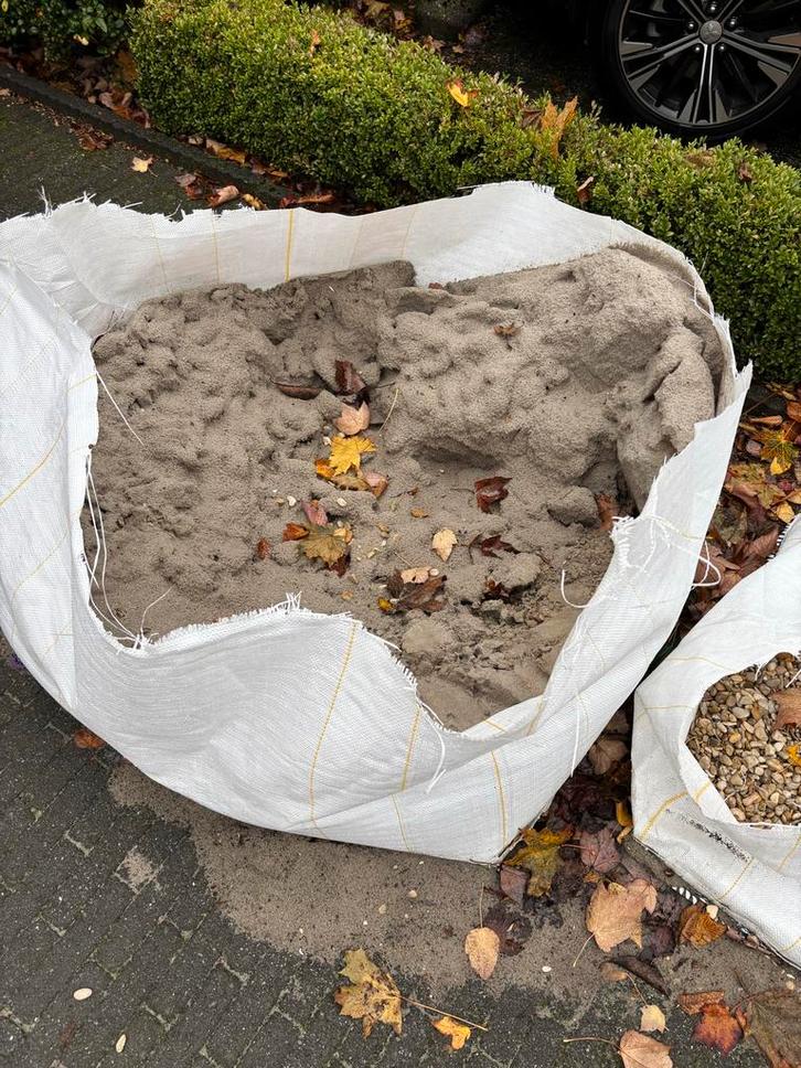 Wit Ophoogzand, Tuin en Terras, Zand, Gebruikt, Ophoogzand, Ophalen