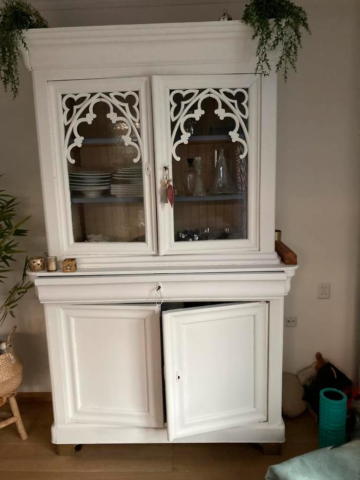 Antieke buffetkast, Huis en Inrichting, Kasten | Buffetkasten, Zo goed als nieuw, 200 cm of meer, 25 tot 50 cm, Ophalen of Verzenden