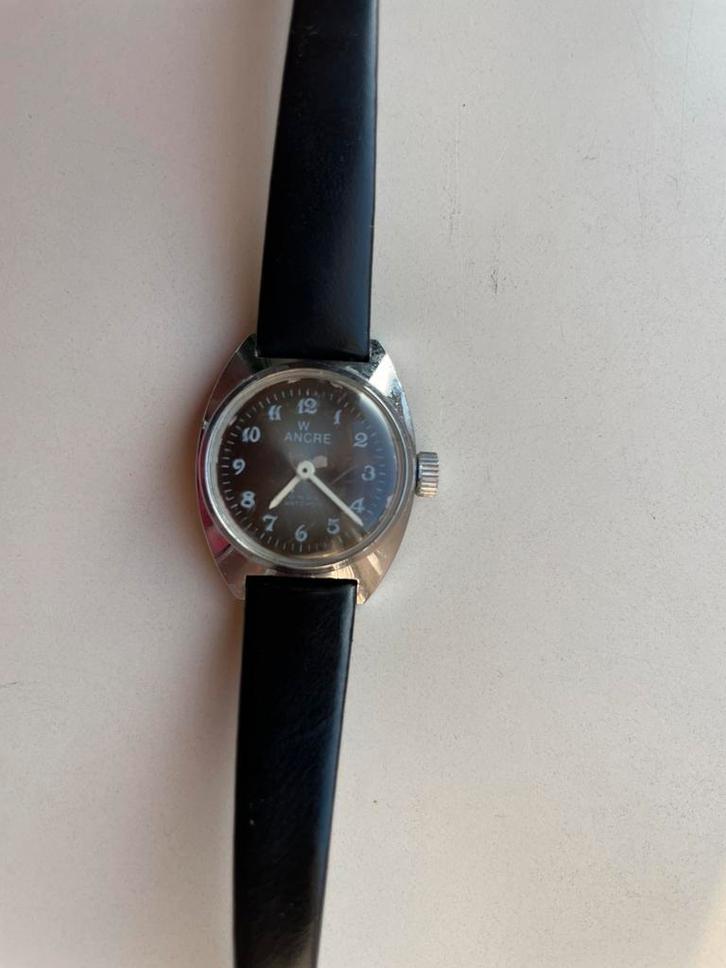 Vintage W Ancre herenhorloge – mechanisch, antimagnetisch, Sieraden, Tassen en Uiterlijk, Horloges | Dames, Zo goed als nieuw