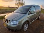 Volkswagen Caddy 1.6 75KW 7 persoon Maxi Combi 2010 Groen, Auto's, Voorwielaandrijving, Stof, 74 €/maand, Zwart