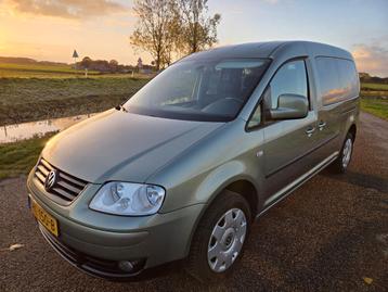 Volkswagen Caddy 1.6 75KW 7 persoon Maxi Combi 2010 Groen beschikbaar voor biedingen