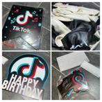 TikTok feestpakket versiering ballonnen taartversiering, Nieuw, Versiering, Verzenden, Verjaardag