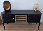 Dressoir met wijnklimaatkast, Ophalen, 100 tot 150 cm, Vintage, Glas