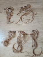 Synthetische haarstukken met clips 5 stuks, Sieraden, Tassen en Uiterlijk, Uiterlijk | Haarverzorging, Ophalen of Verzenden, Gebruikt